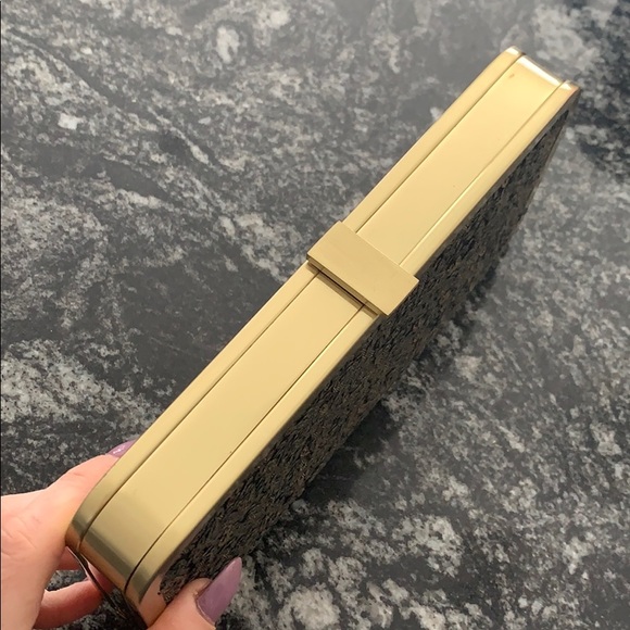 Matte sequin evening clutch - Picture 2 of 6